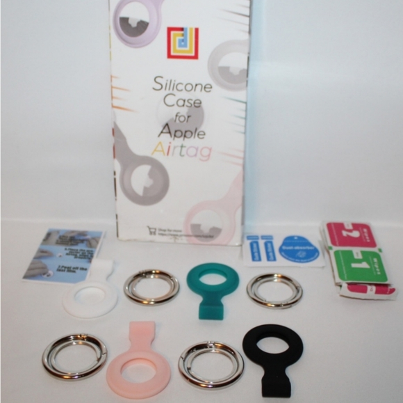 4 Pack Silicone Case Apple Airtags - Picture 16 of 16